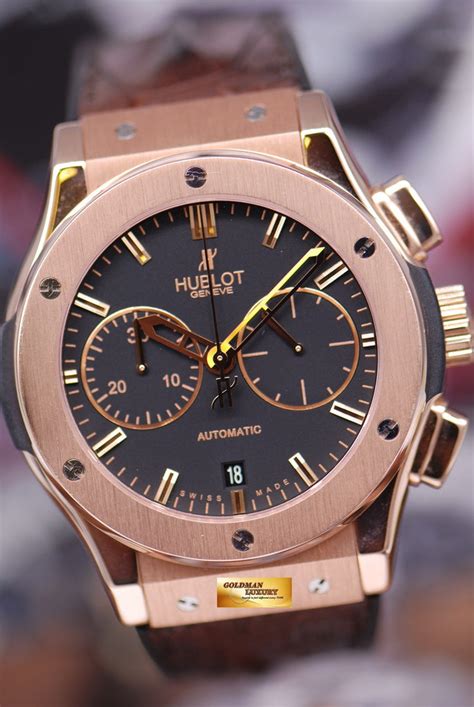 hublot rose gold mens watch|Hublot classic fusion gold.